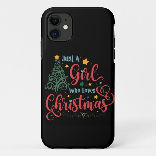 クリスマスを愛する女の子だけiPhone C Case-Mate iPhoneケース (裏面)