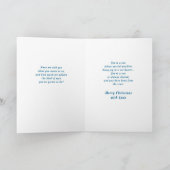 クリスマスを愛する息子よ シーズンカード (内部)