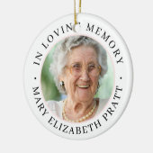 クリスマスを愛する記念碑 セラミックオーナメント (左)