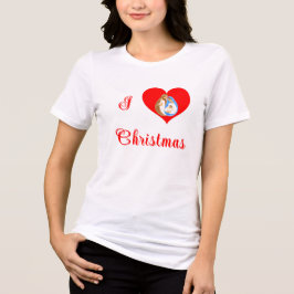 クリスマスを愛する 聖家族 キリスト教 トライブレンドTシャツ