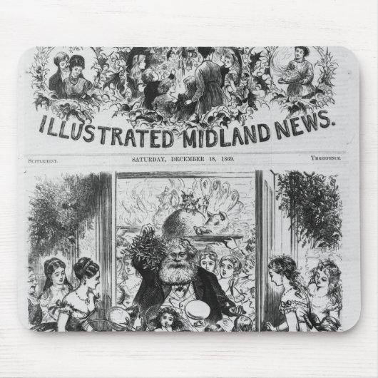 クリスマスを持って来ること マウスパッド (正面)