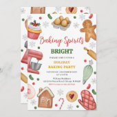 クリスマスを明るくする バンキングパーティー 招待状 (正面/裏面)