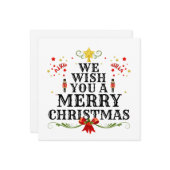クリスマスを楽しくお過ごしください カード (正面/裏面インサイチュ)