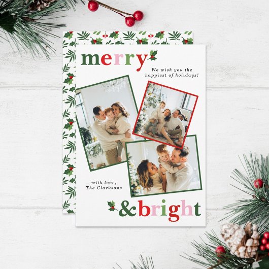 クリスマスを楽しく明るく家族で過ごす シーズンカード