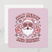 クリスマスを楽しく明るく アグリー Xmas シーズンカード (正面/裏面)