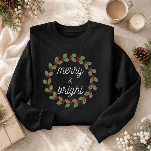 クリスマスを楽しく明るく スウェットシャツ