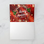 クリスマスを楽しく輝かせて カード (内部)