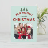 クリスマスを楽しく過ごすためのカード 招待状 (スタンド正面)