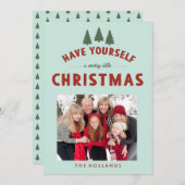 クリスマスを楽しく過ごそう カード (正面/裏面)