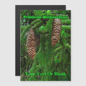 クリスマスを楽しく - 松ぼっくりと針 (正面/裏面)