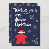 「クリスマスを楽しみにしたい」ホリデーカード シーズンカード (正面/裏面)