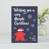 「クリスマスを楽しみにしたい」ホリデーカード シーズンカード (スタンド正面)