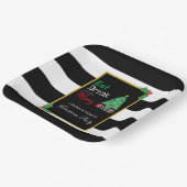 クリスマスを楽しむパーティー ペーパープレート (傾斜あり)