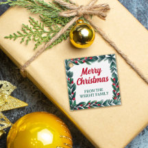 クリスマスを楽しむ美しい緑の枠