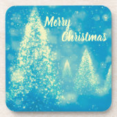 クリスマスを楽しむ魔法のクリスマスツリー コースター (正面)
