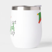 クリスマスを楽しめユーモアのあるよう (左面)