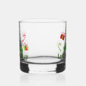 クリスマスを楽しめユーモアのあるよう ウイスキーグラス (左)