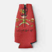 クリスマスを楽しもうおもしろいせ ボトルクーラー (裏面)