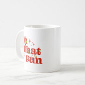 クリスマスを楽しもう コーヒーマグカップ (正面左)