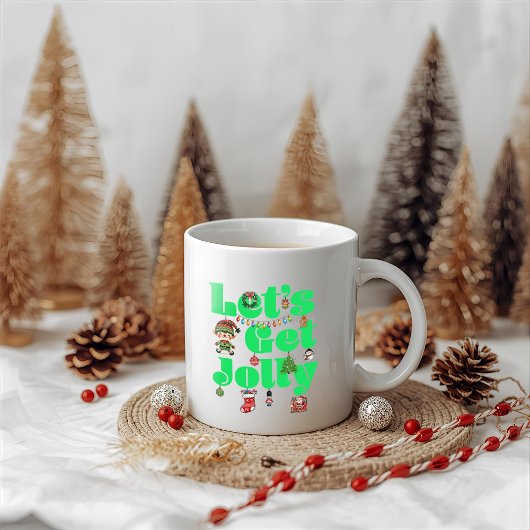 クリスマスを楽しもう コーヒーマグカップ