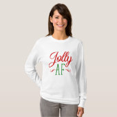 クリスマスを楽しもう、面白いクリスマスギフト Tシャツ (正面フル)