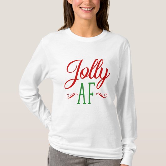 クリスマスを楽しもう、面白いクリスマスギフト Tシャツ (正面)