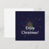 クリスマスを楽しんで シーズンカード (正面/裏面)