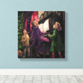 クリスマスを歌う キャンバスプリント (インサイチュ (ウッドフロア))