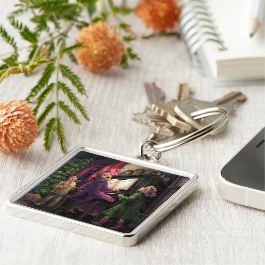 クリスマスを歌う キーホルダー (側面)