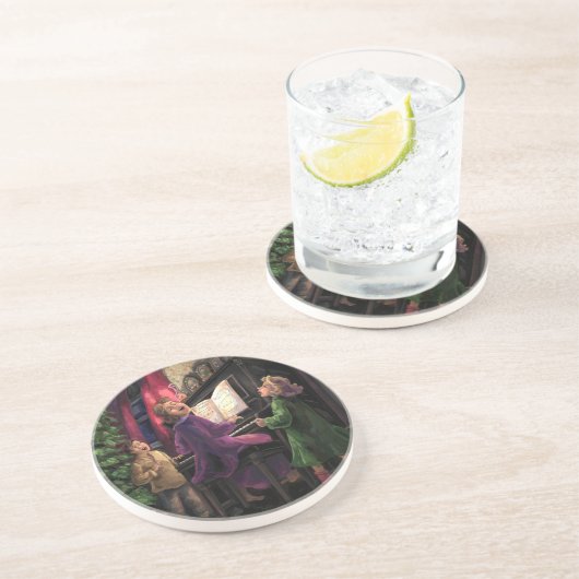 クリスマスを歌う コースター (側面)