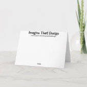 クリスマスを歌う シーズンカード (裏面)