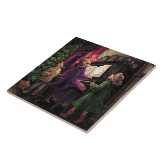 クリスマスを歌う タイル (側面)