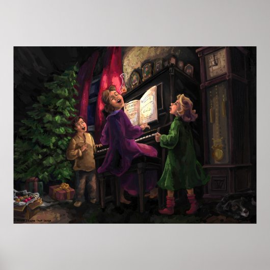 クリスマスを歌う ポスター (正面)