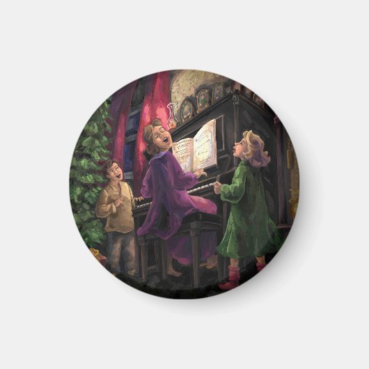 クリスマスを歌う マグネット (正面)