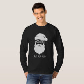 クリスマスを泳ぐサンタクロース H2O 水泳 Xmas Tシャツ (正面フル)