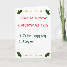 クリスマスを生き延びて下さい シーズンカード