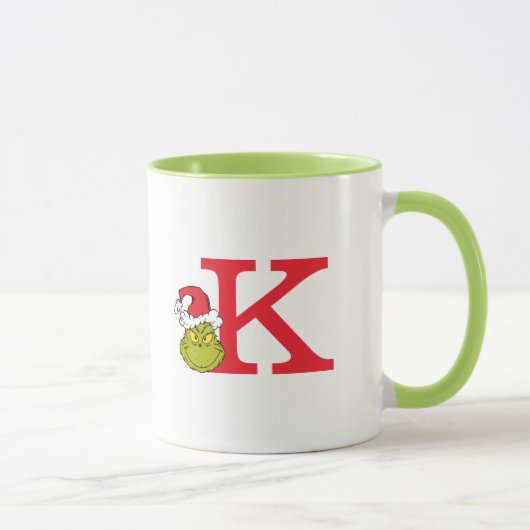 クリスマスを盗むインチ |モノグラムK マグカップ (右)