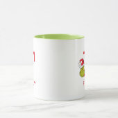 クリスマスを盗むインチ |名前&モノグラムF マグカップ (中央)