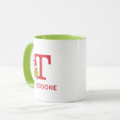 クリスマスを盗むインチ |名前&モノグラムT マグカップ (正面左)