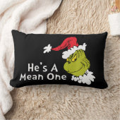 クリスマスを盗むインチ |彼は意地悪だ ランバークッション (ブランケット)