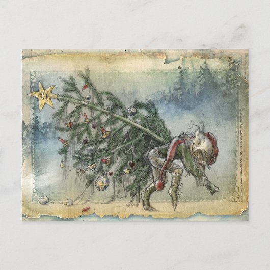 クリスマスを盗む シーズンポストカード (正面)