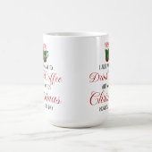 クリスマスを眺めながらコーヒーを飲みたい コーヒーマグカップ (中央)