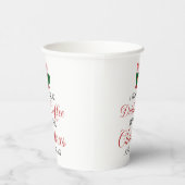 クリスマスを眺めながらコーヒーを飲みたい 紙コップ (右)