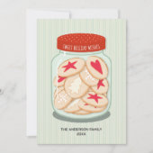 クリスマスを祝うかわいいクリスマス シーズンカード (正面)