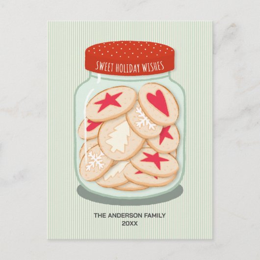 クリスマスを祝うかわいいクリスマス ポストカード (正面)