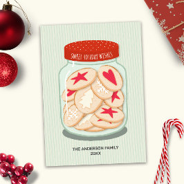 クリスマスを祝うかわいいクリスマス ポストカード