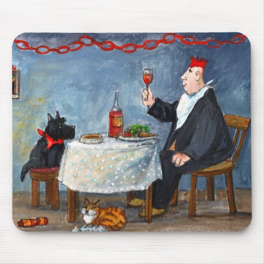 クリスマスを祝うこと マウスパッド (正面)