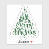 クリスマスを祝うステッカー シール (シート)