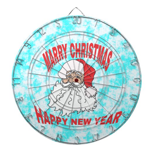 クリスマスを祝う ダーツボード (正面)