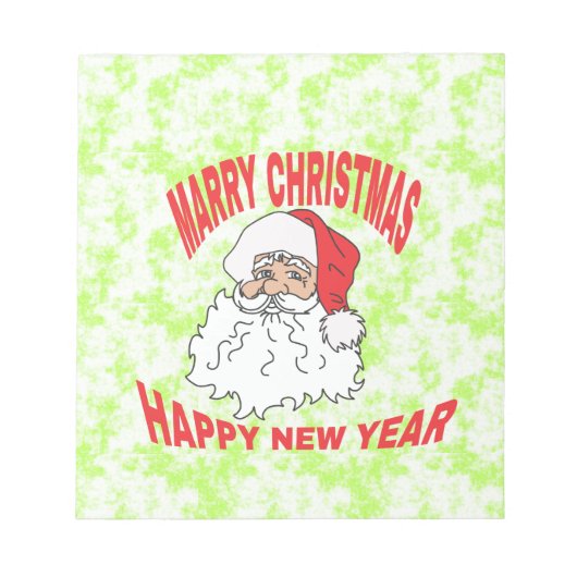 クリスマスを祝う ノートパッド (正面)